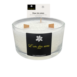 L'un des sens Paris, bougie parfumée 660g, Fleur de coton